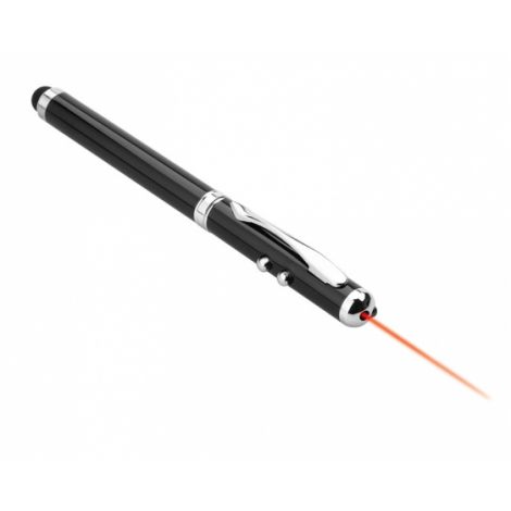 Laser w Długopisie Srebrny/Czarny - 4